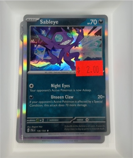 2023 Pokémon Paldea Evolved #136 Sableye — front