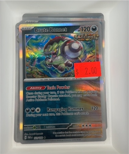2023 Pokémon Scarlet & Violet Paradox Rift #123 Brute Bonnet — front