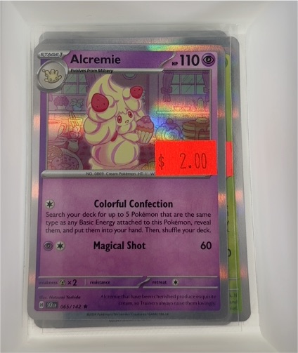 2024 Pokémon TCG #65/142 Alcremie — front