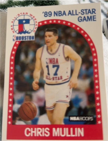 1989-90 Hoops #230 Chris Mullin Golden State Warriors — front