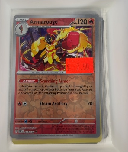 2023 Pokémon TCG SV03 Obsidian Flames #044 Armarouge — front