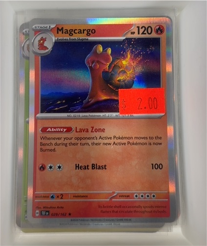 2024 Pokémon Scarlet & Violet Temporal Forces #029 Magcargo — front