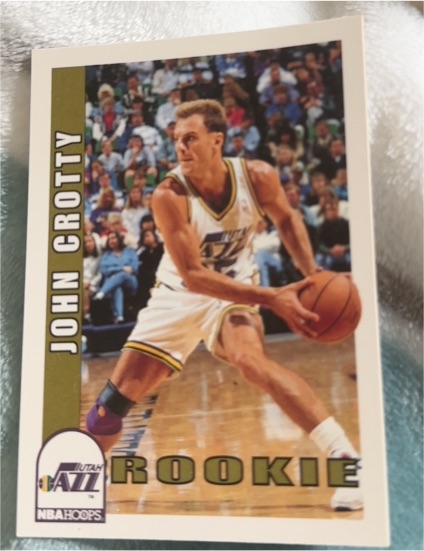 1992-93 Hoops #472 John Crotty — front