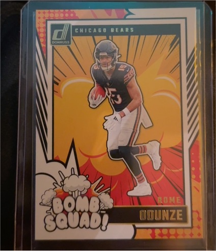 2024 Donruss #3 Rome Odunze Bomb Squad — front