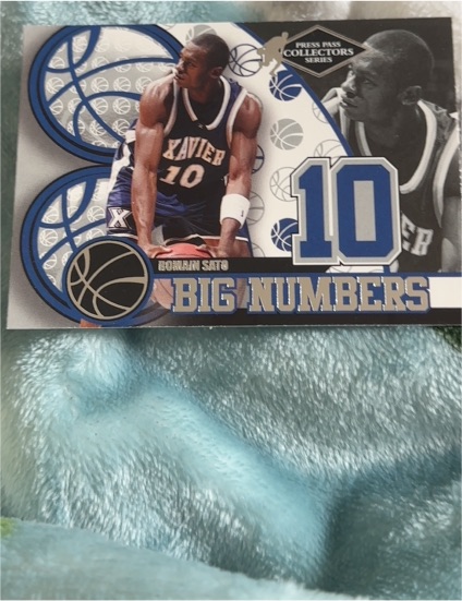 2004 Press Pass Big Numbers #BN21 Romain Sato — front