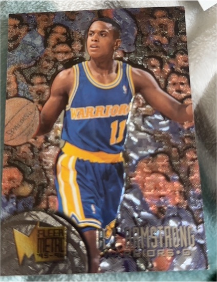1995-96 Fleer Metal #148 B.J. Armstrong — front