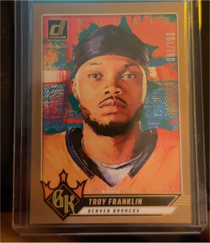 2024 Panini Donruss Rookie Gridiron Kings #18 Troy Franklin — front