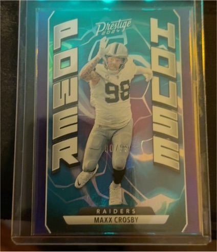 2024 Panini Prestige Power House #PH-MCY Maxx Crosby — front