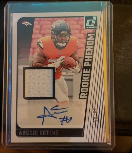 2024 Panini Donruss - Rookie Phenom Jerseys Audric Estime #RPJ-AES — front