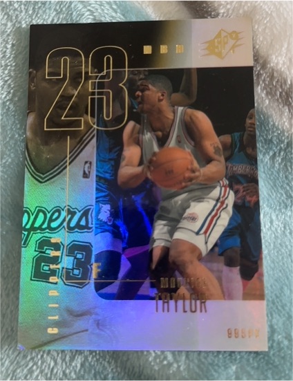 1999-00 Upper Deck SPx #34 Maurice Taylor — front