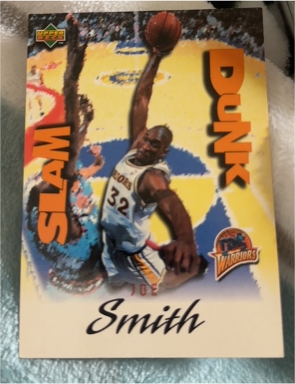 1997 Upper Deck Nestle Slam Dunk #SD13 Joe Smith — front