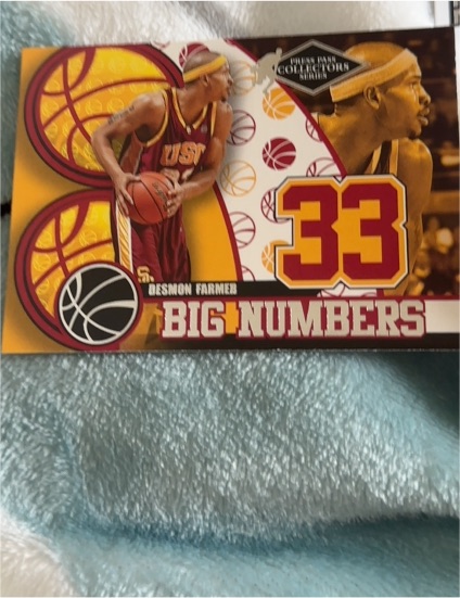 2004 Press Pass Big Numbers #BN19 Desmon Farmer — front