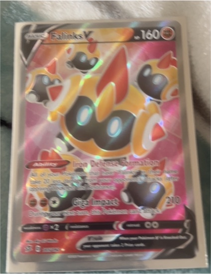 Pokémon TCG Falinks V SV115/SV122 Shining Fates Full Art — front