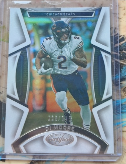 2023 Panini Certified #18 D.J. Moore — front