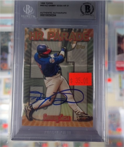 1999 Topps #461A2 Sammy Sosa HR Parade — front