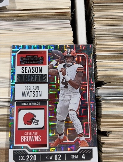 2023 Panini Contenders Season Ticket #24 Deshaun Watson — front