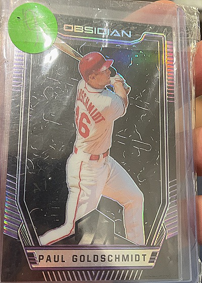 2019 Panini Chronicles Obsidian #29 Paul Goldschmidt — front