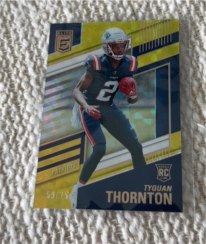 2022 Donruss Elite #154 Tyquan Thornton Rookie Card — front