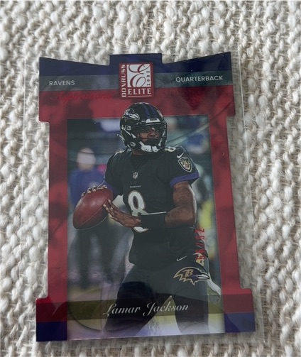 2022 Donruss Elite 2002 #2002-13 Lamar Jackson — front