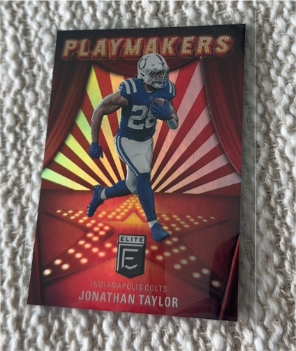 2022 Panini Donruss Elite Playmakers #PM-5 Jonathan Taylor — front