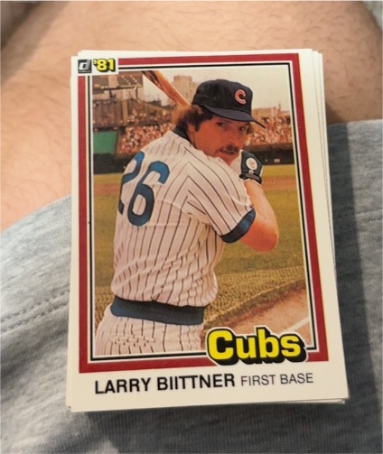 1981 Donruss #515 Larry Biittner — front
