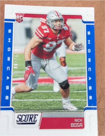 2019 Panini Score #360 Nick Bosa — front