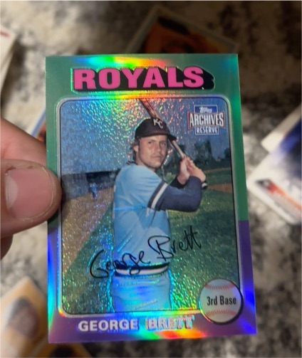 2001 Topps Archives Reserve #9 George Brett — front