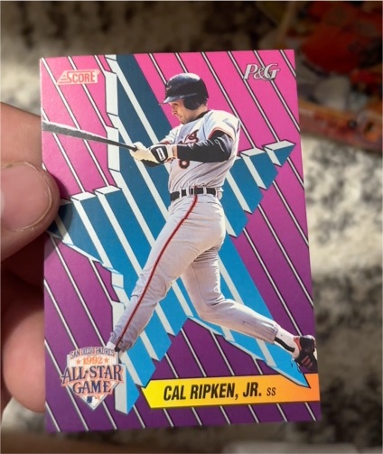 1992 Score P&G All Star Game #5 Cal Ripken Jr. — front