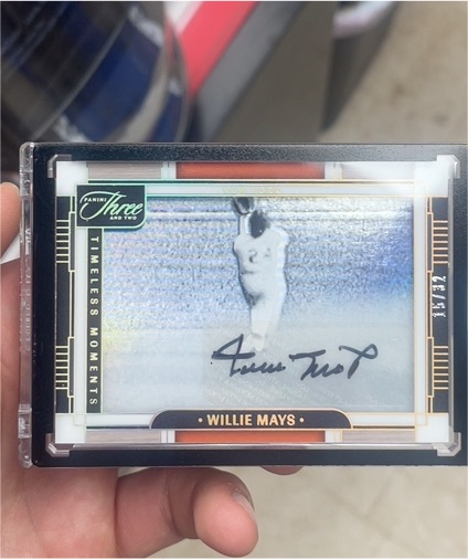 2024 Panini Three and Two Timeless Moments #Willie Mays — front
