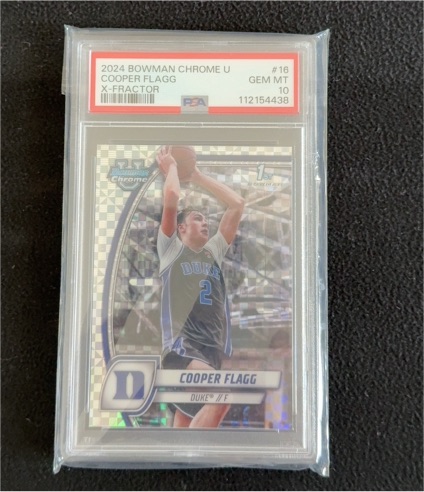 2024 Bowman Chrome University #16 Cooper Flagg — front