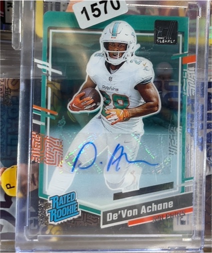 2023 Panini Clearly Donruss #59 De'Von Achane — front