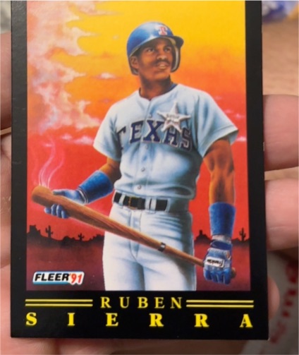 1991 Fleer Pro-Visions #3 Ruben Sierra — front