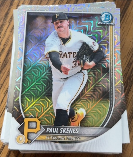 2025 Bowman Chrome #30 Paul Skenes — front