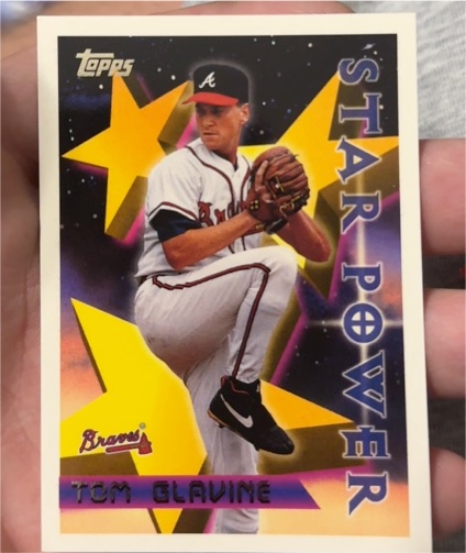 1996 Topps Star Power #8 Tom Glavine — front