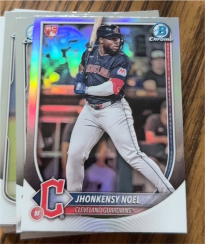 2025 Bowman Chrome #81 Jhonkensy Noel — front