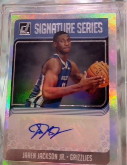 2018-19 Donruss Optic Signature Series #SG-JJJ Jaren Jackson Jr. — front