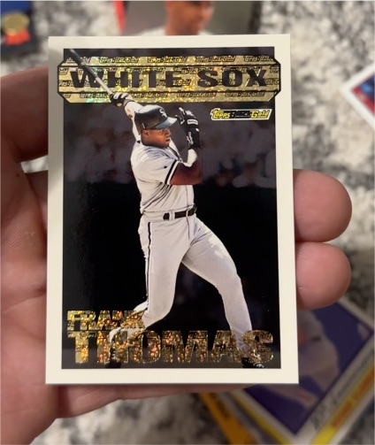 1994 Topps Black Gold #21 Frank Thomas — front