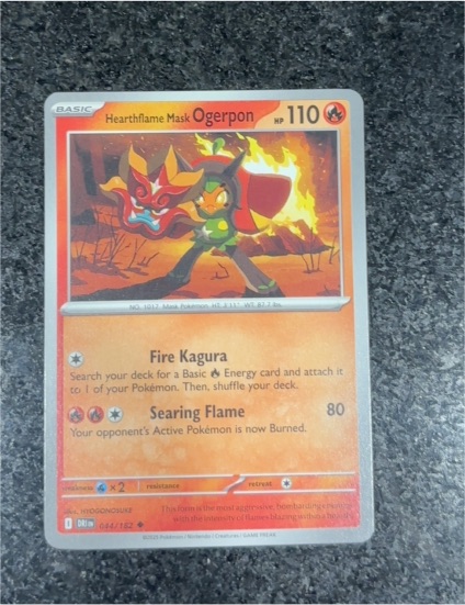 2023 Pokémon TCG Destined Rivals #044 Ogerpon — front