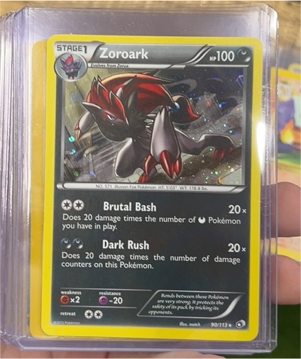 2011 Pokémon Black & White Legendary Treasures #90/113 Zoroark — front