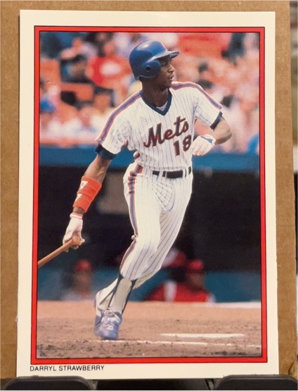 1984 Topps Glossy Send-In #29 Darryl Strawberry — front
