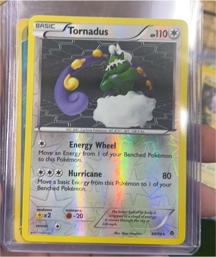 2011 Pokémon Emerging Powers #89 Tornadus — front