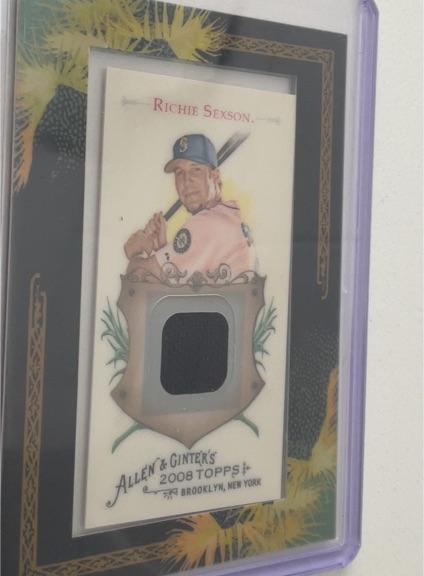 2008 Topps Allen & Ginter Relics #AGR-RS Richie Sexson — front