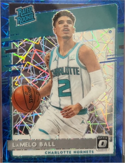 2020-21 Donruss Optic #153 LaMelo Ball Rated Rookie — front