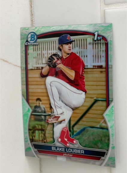 2023 Bowman Chrome #BCP-122 Blake Loubier — front