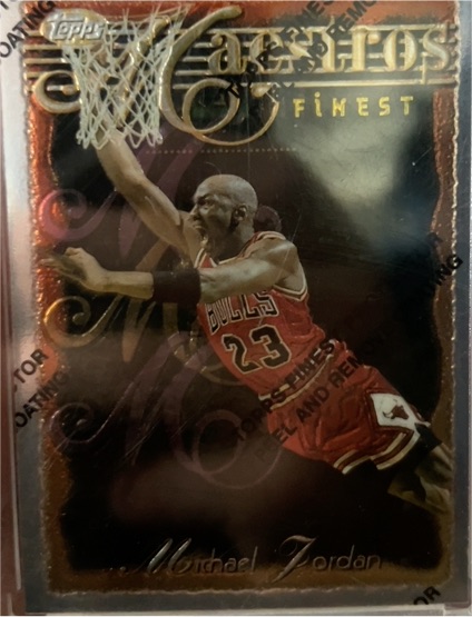 1996 Topps Finest Maestros Michael Jordan — front