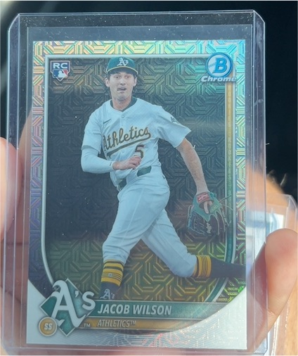 2025 Bowman Chrome #9 Jacob Wilson — front
