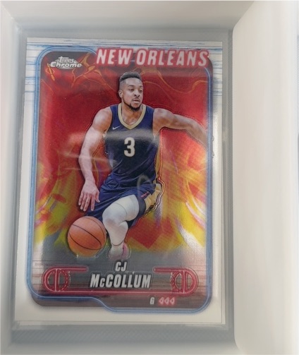 2024-25 Topps Chrome #157 CJ McCollum — front