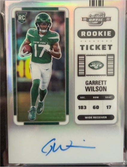 2022 Panini Contenders Optic #183 Garrett Wilson — front