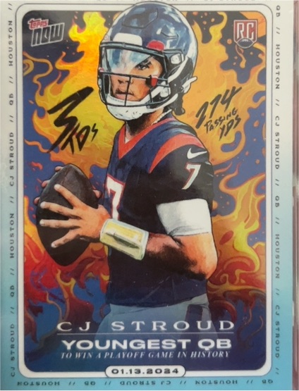 2023 Topps Now #CJ2 CJ Stroud — front