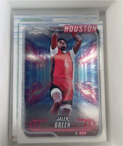 2024-25 Topps Chrome #199 Jalen Green — front